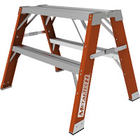 Buildman™ Step-up Workbench, 2' H x 33.5" W x 25.75" D, 300 lbs. Capacity, Fibreglass VD699 | GTA Hardware Inc