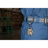 Super48™ Key Chains, Polycarbonate, 48" Cable, Belt Clip Attachment VE525 | GTA Hardware Inc
